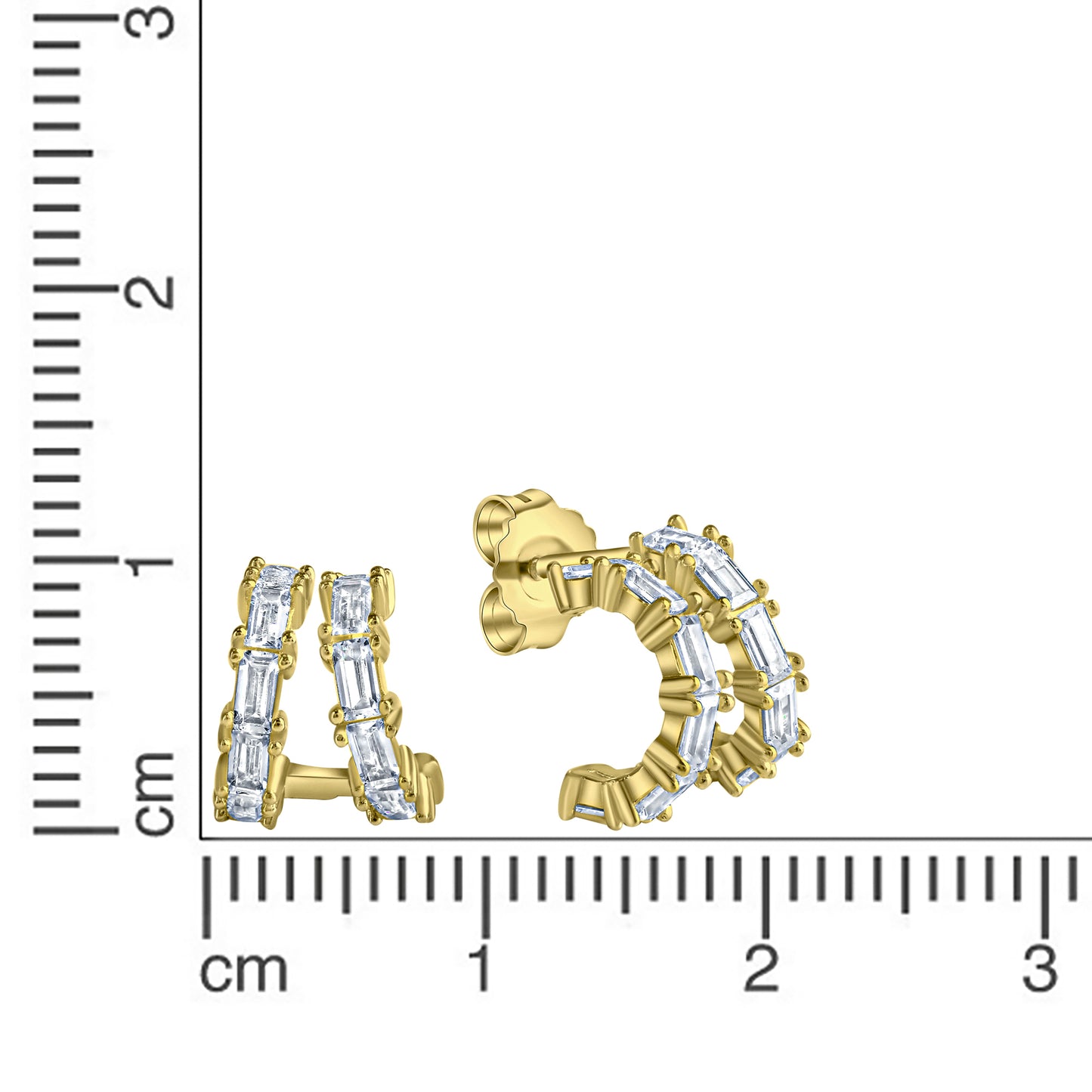 Ohrstecker 925/- Sterling Silber vergoldet